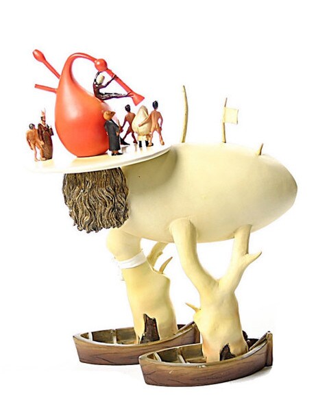 Statues Tree Man Larger Figurines Bosch From Garden of Earthly Delights